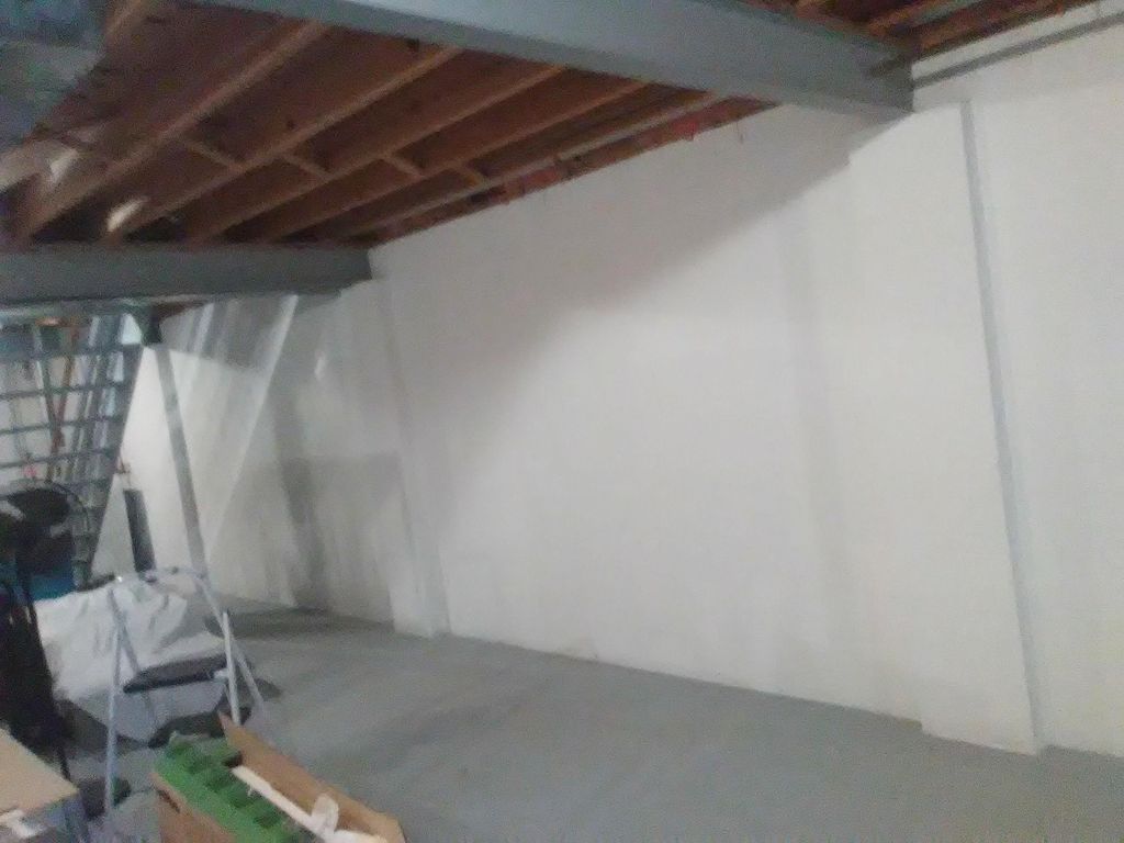 Waterproofed walls