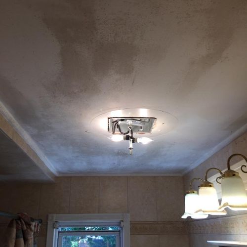 I had a problem with bathroom ceiling. When I cont