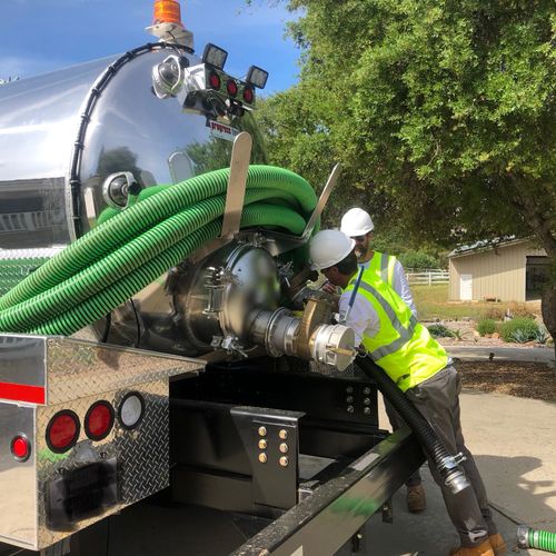 New Septic Pumping Truck