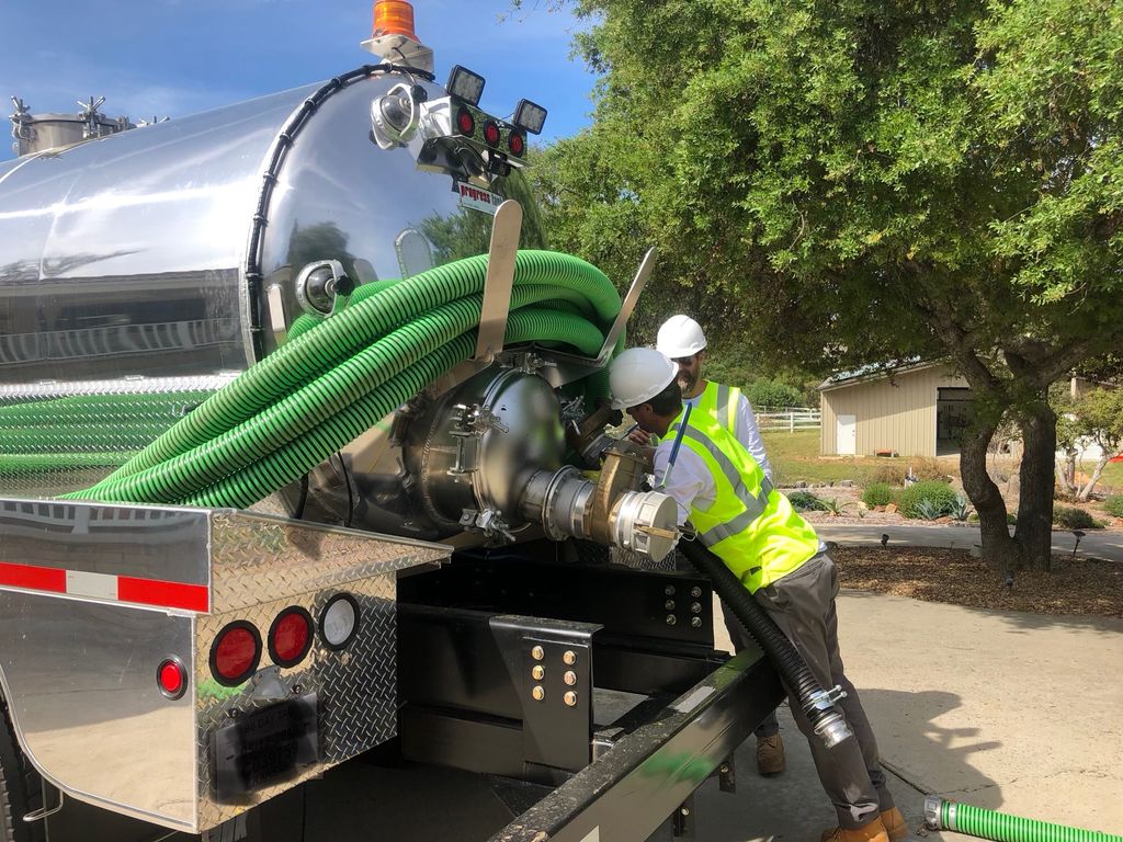 New Septic Pumping Truck