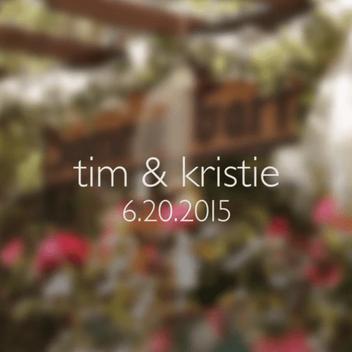 Wedding: Tim & Kristie