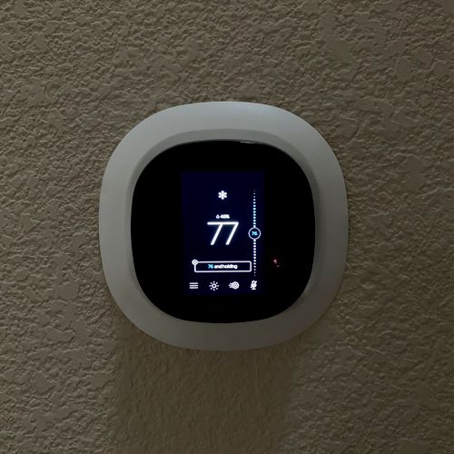 Gabe installed my EcoBee thermostat very quickly. 