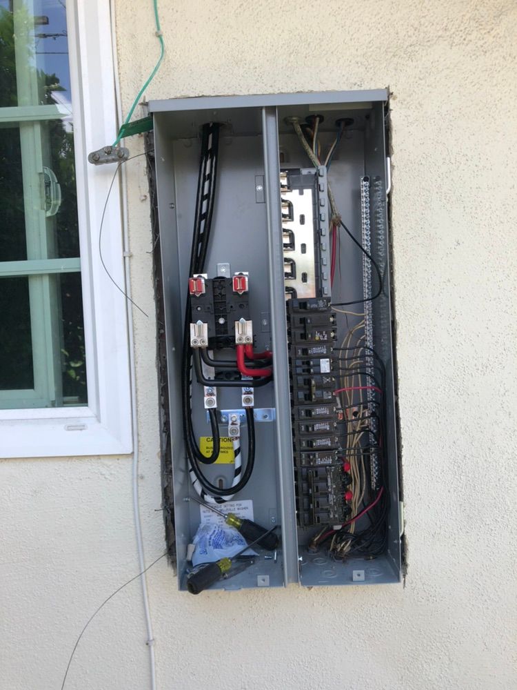 Here I upgraded a 70amp to a 200amp