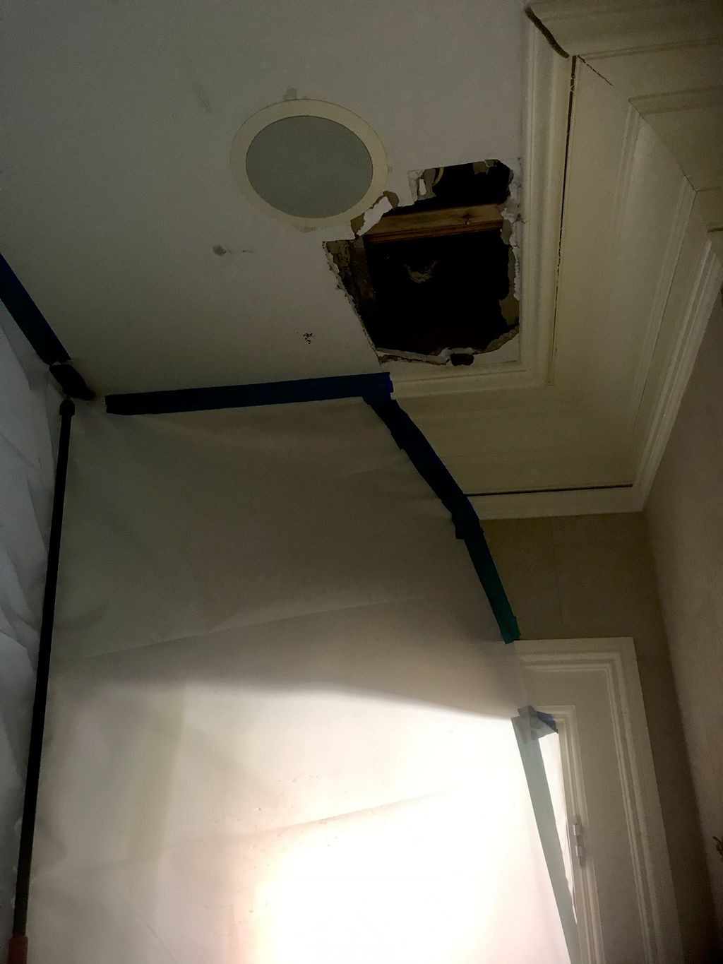 Mold Remediation in Master Bathroom