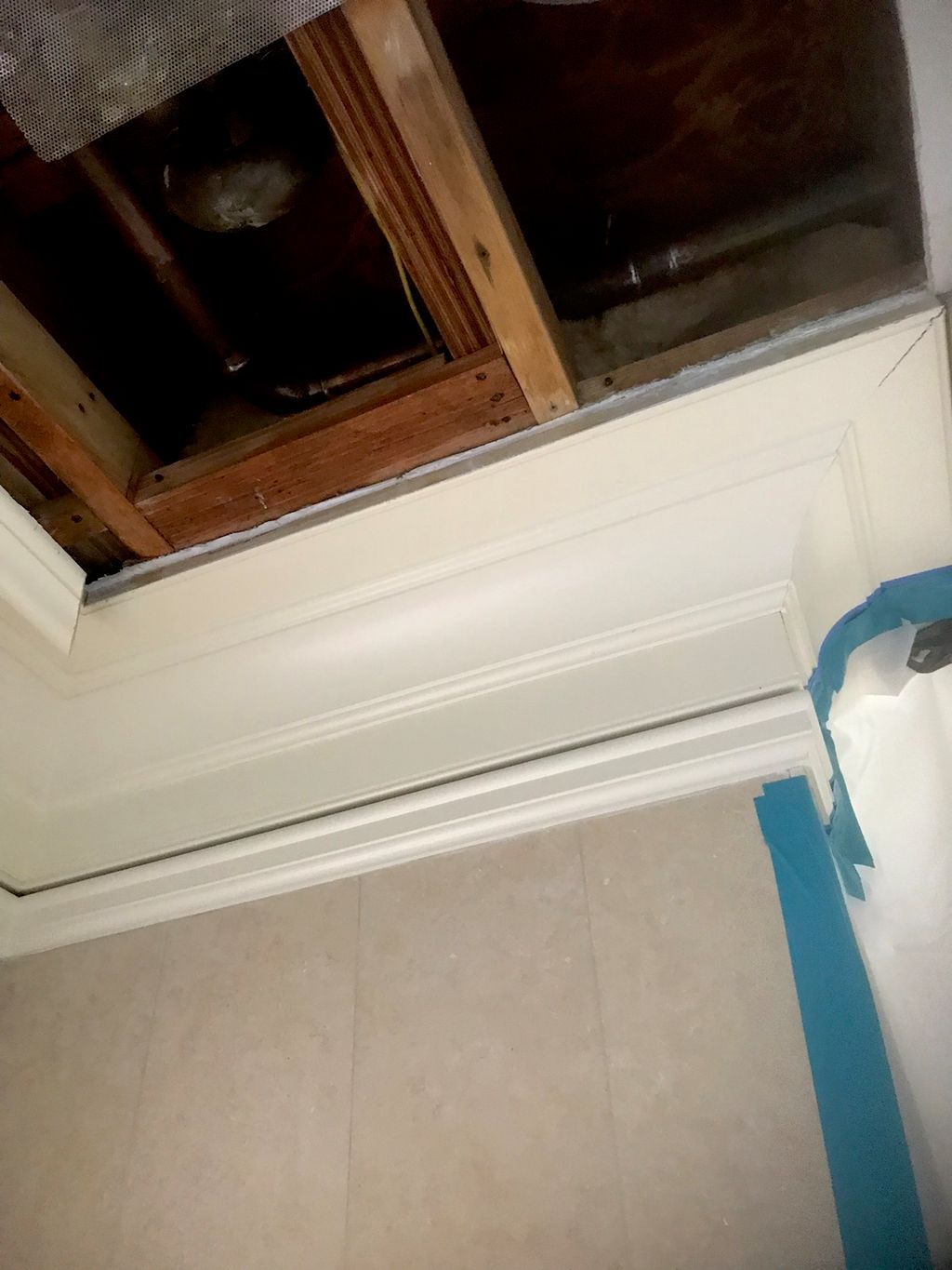 Mold Remediation in Master Bathroom 