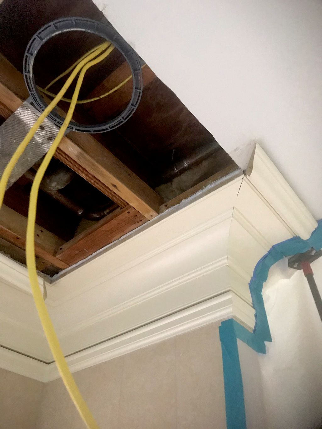 Mold Remediation in Master Bathroom 