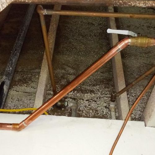 New copper pipe