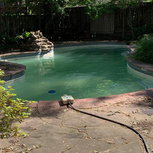 Green pool (before)
