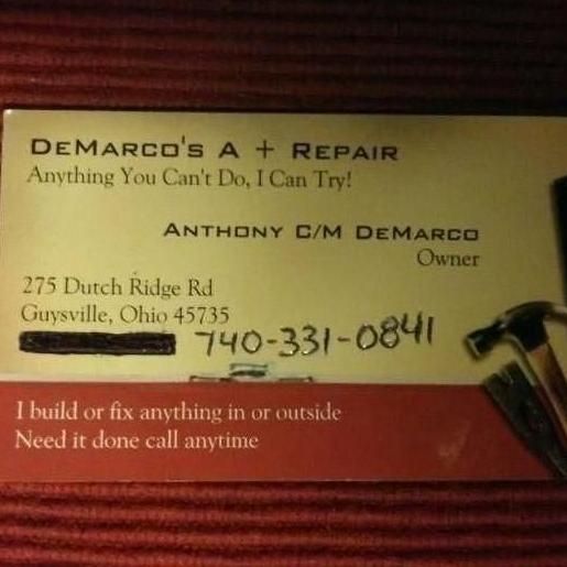 DeMarco's A + Repair / Dirt - B - Gone