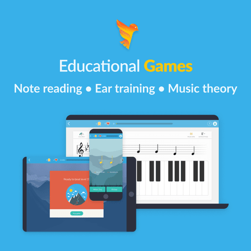 Our gamified learning app comes free with lessons