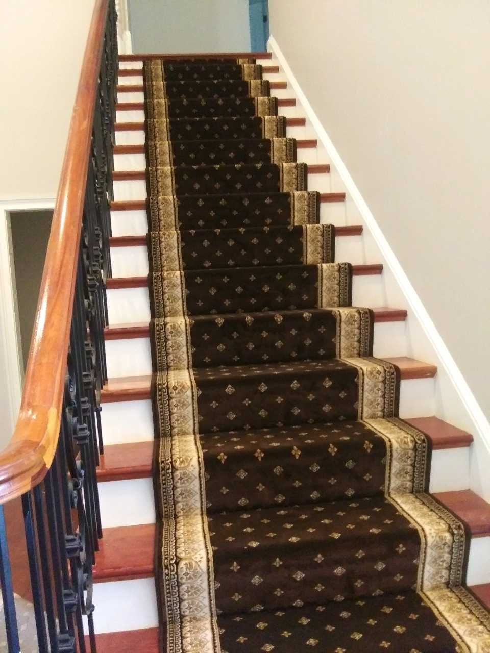 Contacted Gary to install a stair runner in our ho