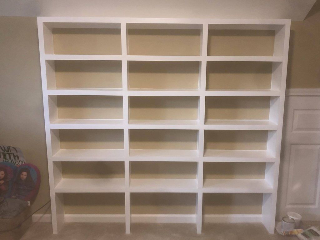 Custom built cubby system for client