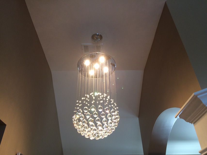 Hanging light, new install 