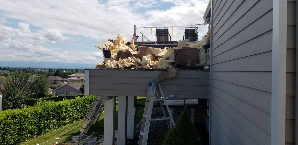 Remove the hot tub and build a new deck 