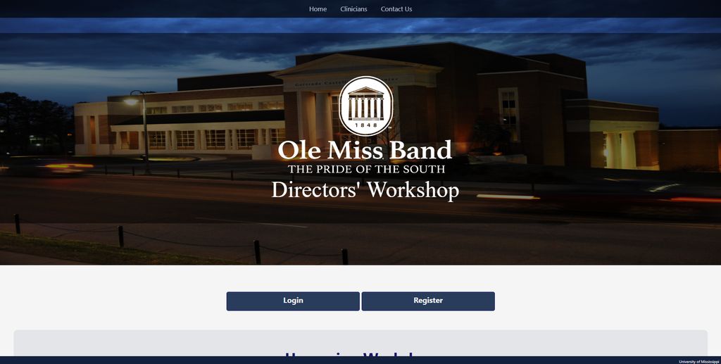 Ole Miss Band Directors' Workshop