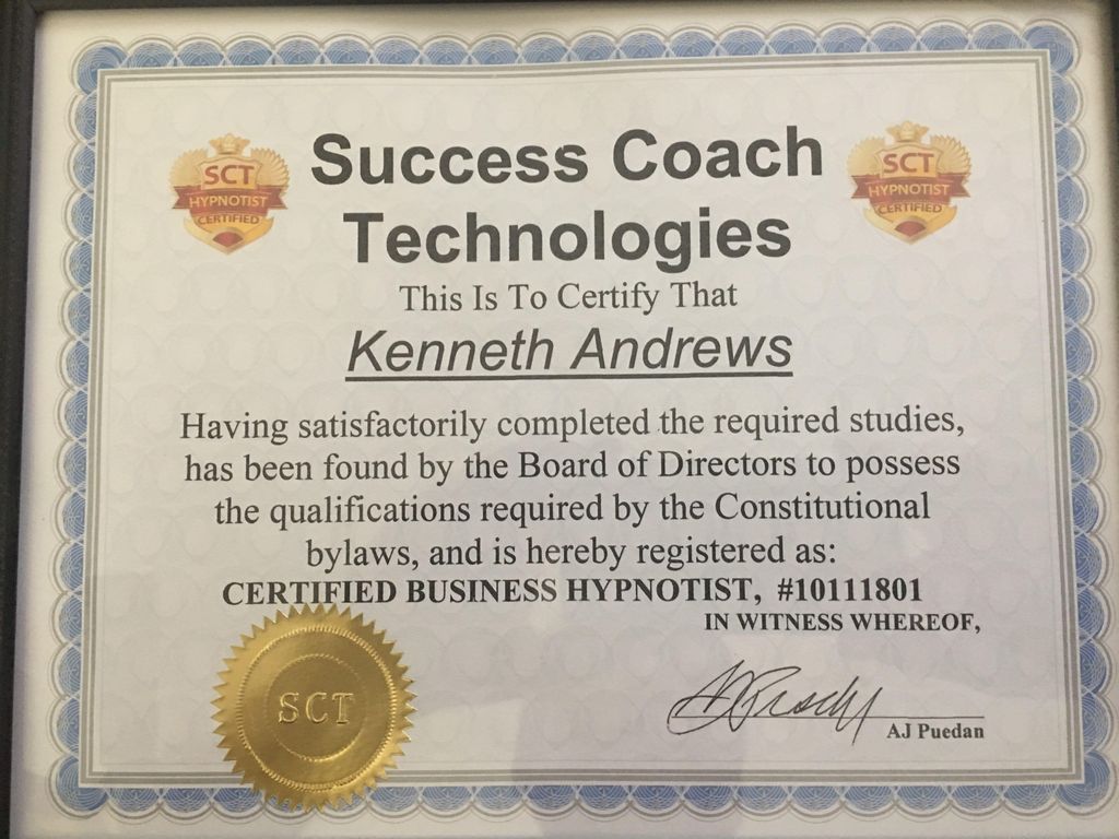 Hypnosis Certification