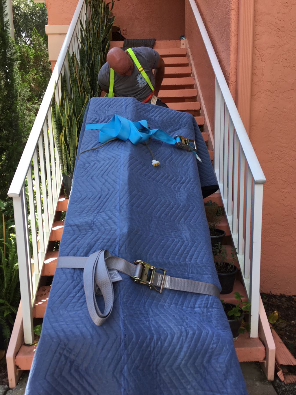 Piano Going Up Stairs