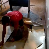 Carpet Install During