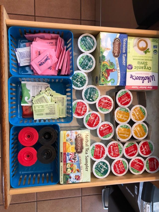 Dollar store drawer dividers
