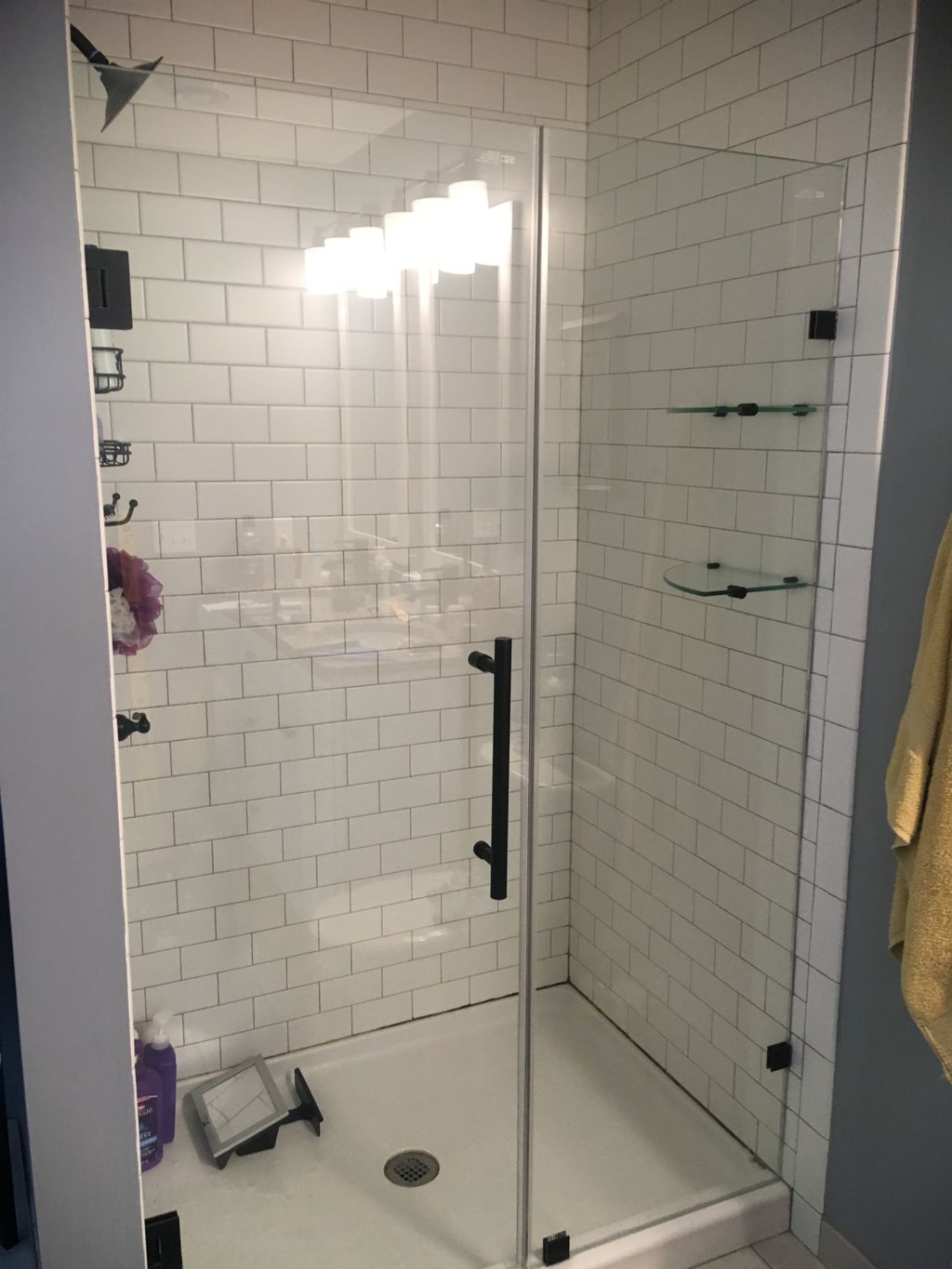 Custom shower door