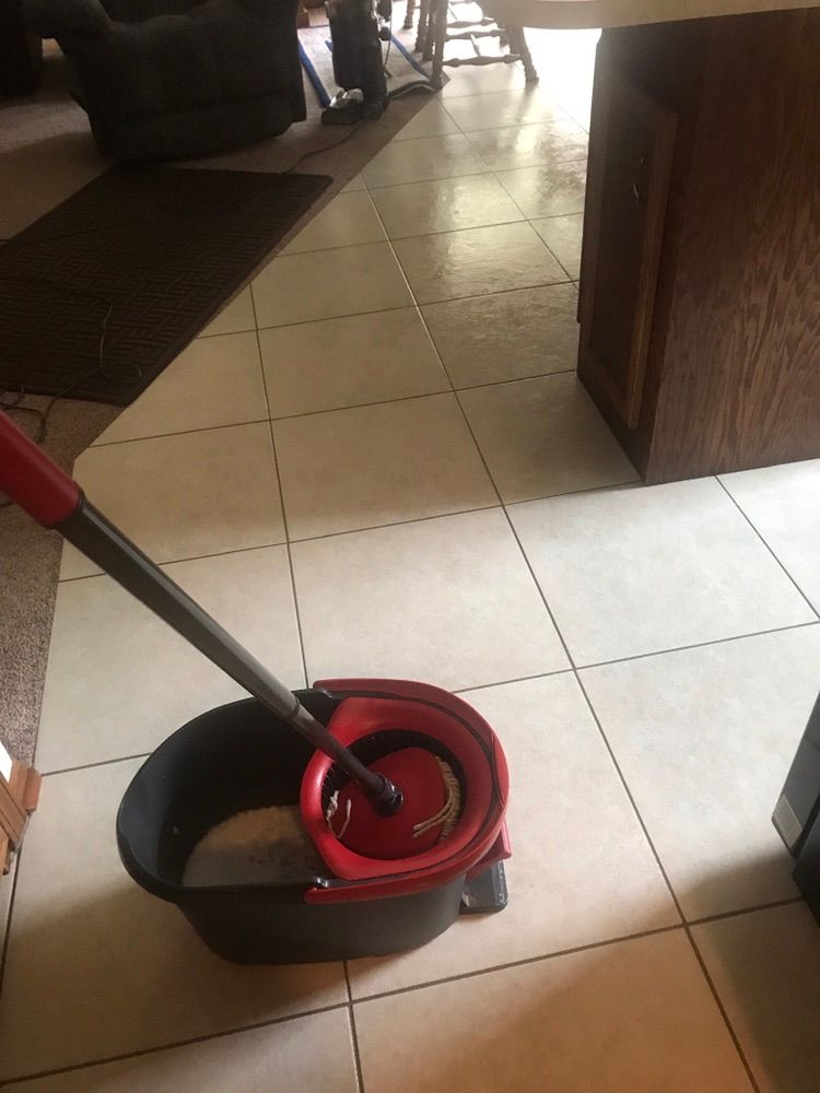 Freshly mopped