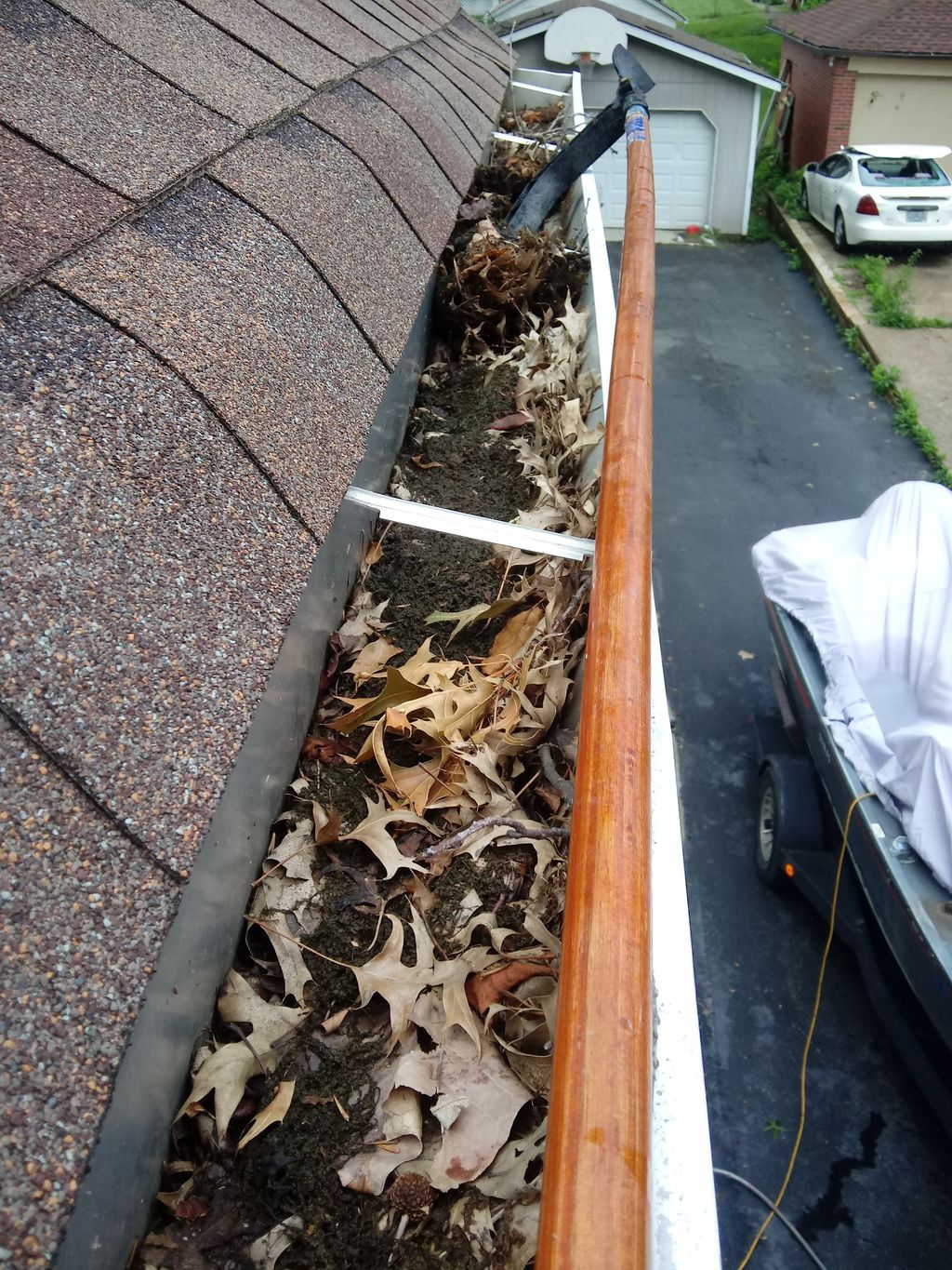 Gutters before