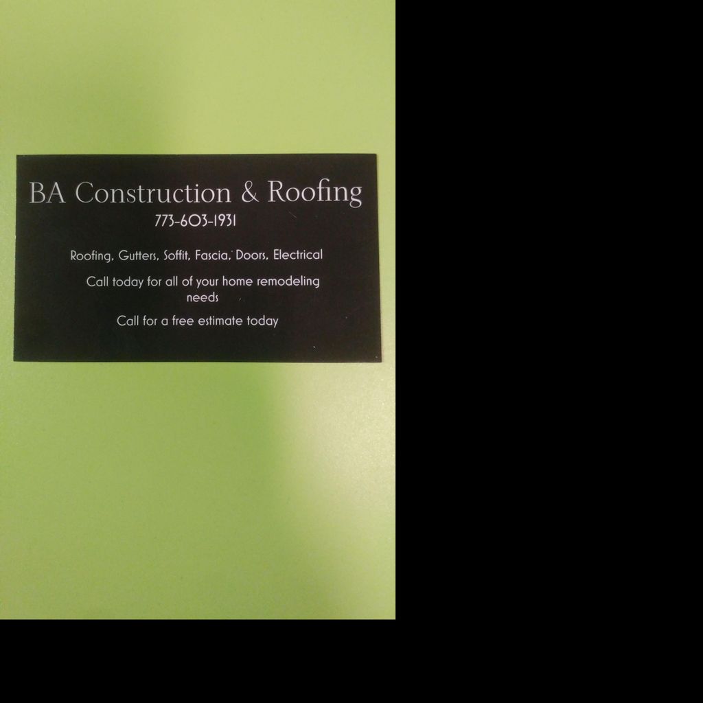 BA Construction & Roofing