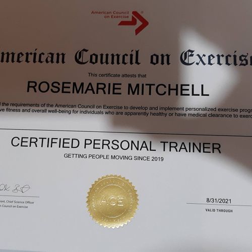 ACE Certified Personal Trainer for hire