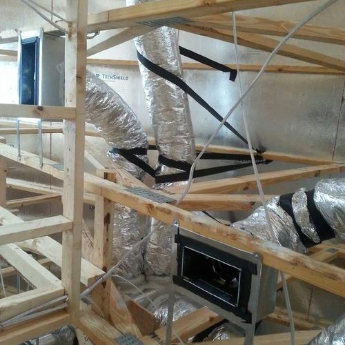 all duct installs are permitted and well above cod