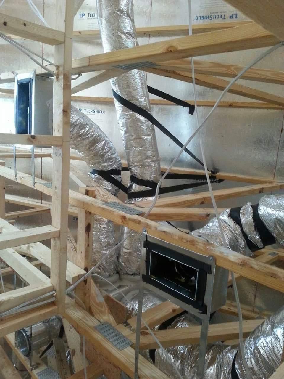 all duct installs are permitted and well above cod