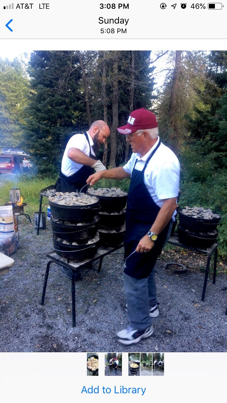 Campground wedding just above Sundace.  September 