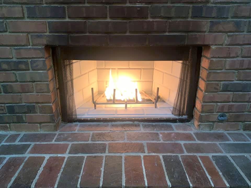 Installed new refractory cement panels and replace