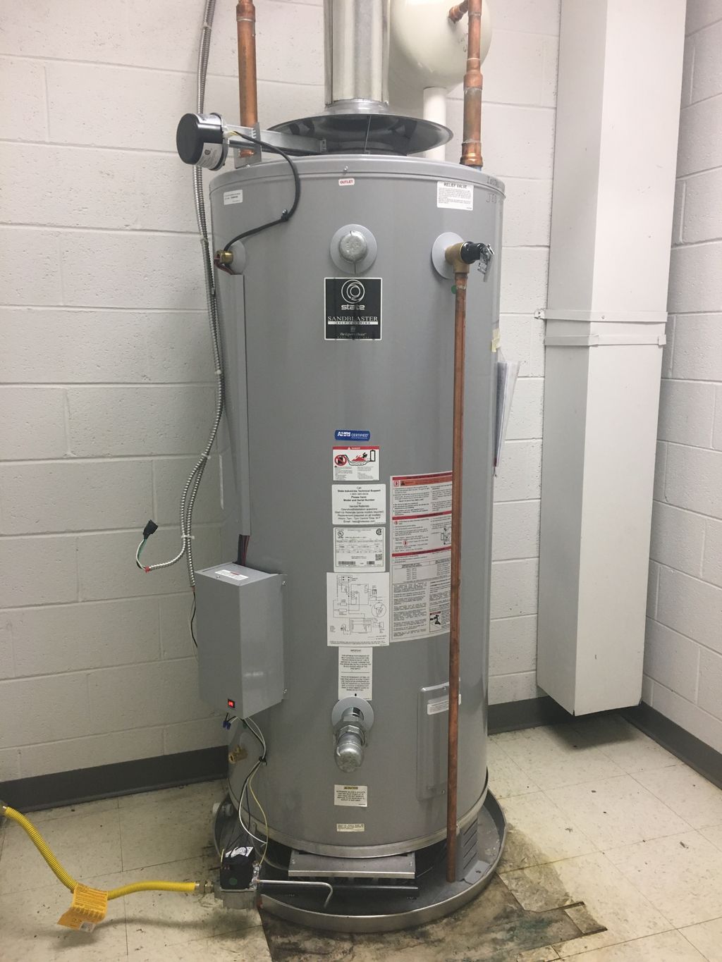 Commercial Water Heater installed for Annadale's B