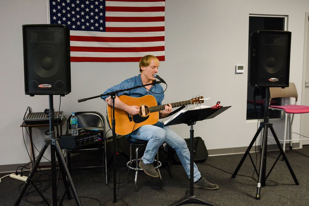 Charlie performed at our law firm, éclat Law, for 