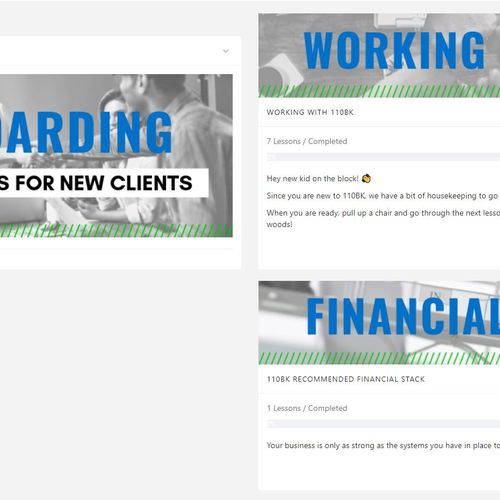 On-boarding for New Clients