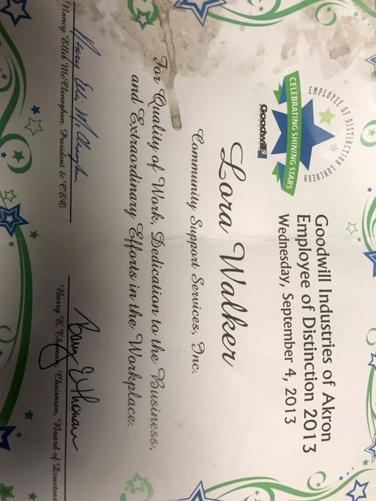 VOTED EMPLOYEE OF DISTINCTION 2013