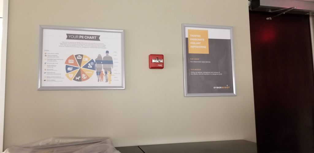 Corporate and office picture hanging