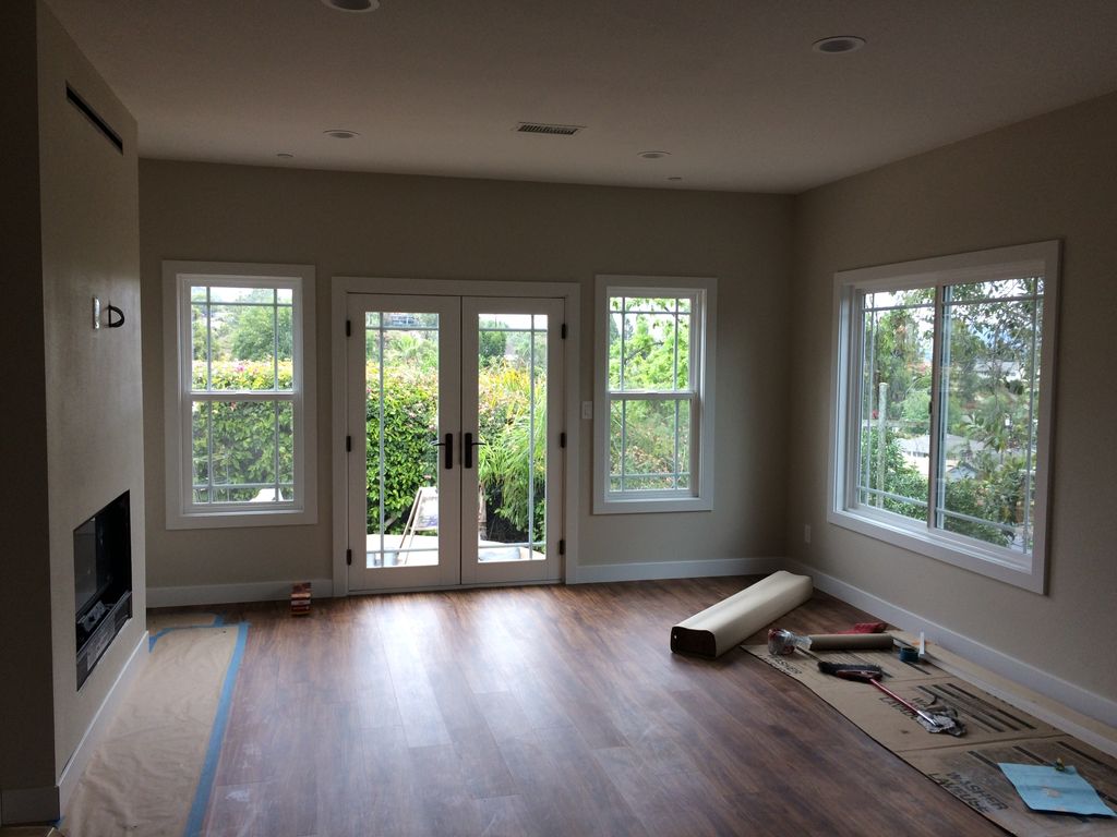 Interior finish window, and trim install, complete