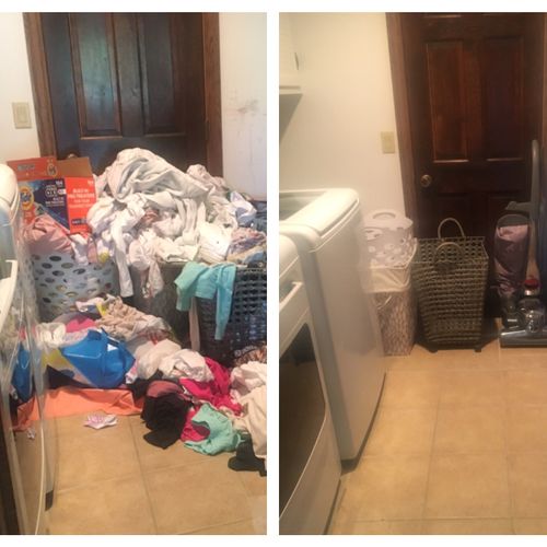 A very busy family, before and after