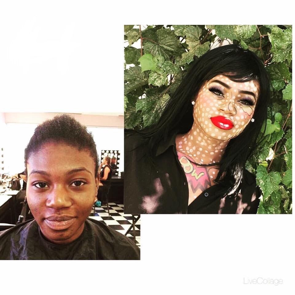 Inspired Comic book look on lovely Laura ! 