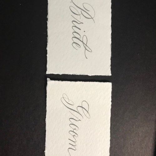 Kelly did my wedding place cards and they are abso
