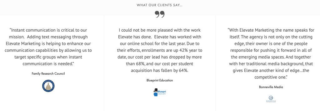 What Our Clients Say...