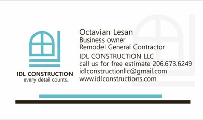 Avatar for IDL CONSTRUCTION LLC