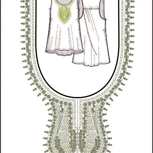 Embroidery Layout / Top Design