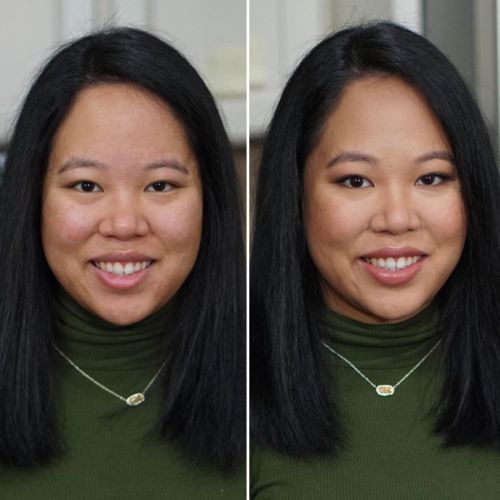 before and after - natural