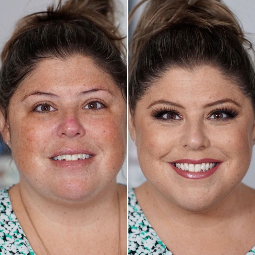 before and after - dramatic eyes and lashes