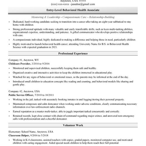 Resume Sample by RAJ Resume Services