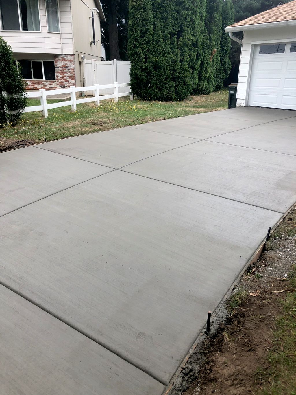 Light Broom Finish