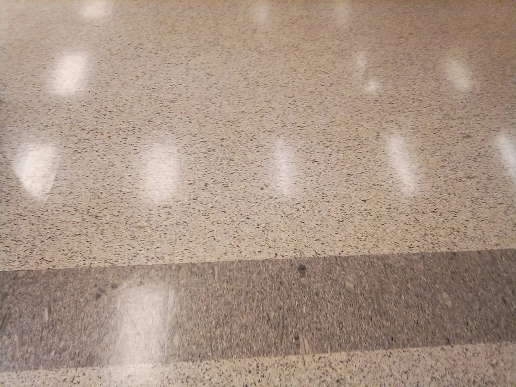 floor wax and polished