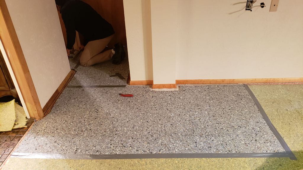 Carpet repair/ Water Damage